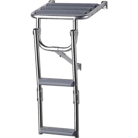 Échelle plateforme Plastimo acier inoxydable 60x37 cm (1/3)