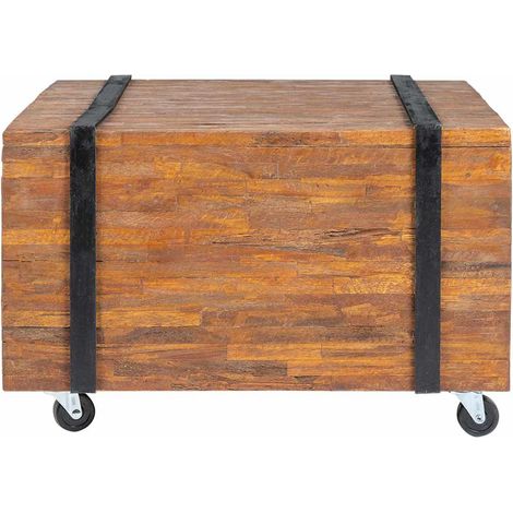 Maison Exclusive - Tavolino Laterale in Legno di Teak 60x60x38 cm (1/5)