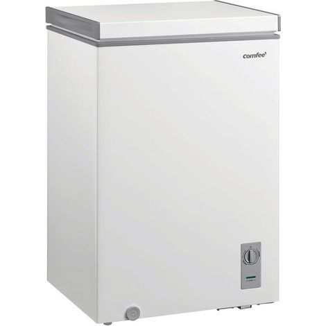 Comfee – Congélateur coffre 102 litres blanc – Classe énergétique F – Pose libre – Volume optimisé pour stockage efficace