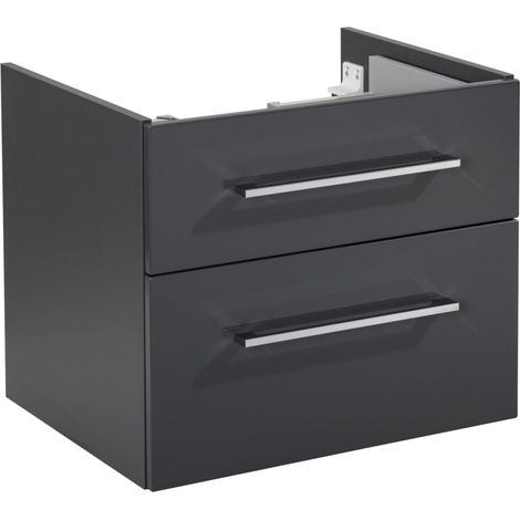 Fackelmann HYPE 3.0 Waschtischunterschrank 60 cm, Anthrazit, 2 Schubladen"-"83211 (1/5)