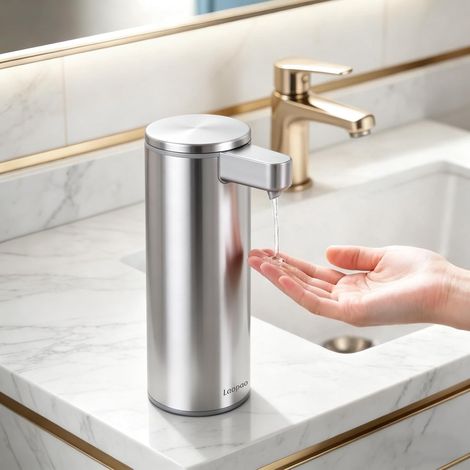 Distributeur de Savon Liquide Automatique: Acier Inoxydable sans Contact (1/5)