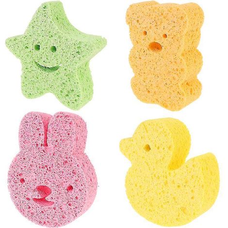 4 Stück Bade- und Duschschwämme