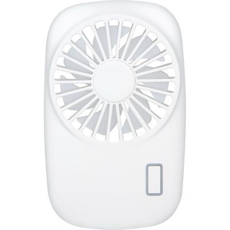 Ventilateur de poche Mini ventilateur Puissant petit ventilateur portable Vitesse réglable USB Rechargeable Refroidissement Blanc (1/5)