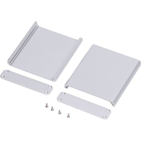 Boîtier de jonction électrique étanche en aluminium, type split, pour bricolage, argent (1/5)