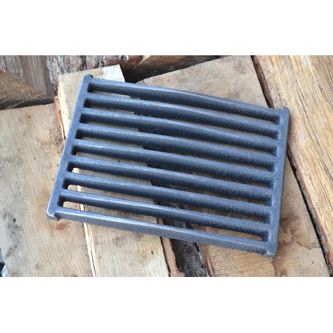 CA163 - 25,2 x 18,2 cm - Rejilla de hierro fundido para estufa, chimenea, cocina (1/5)