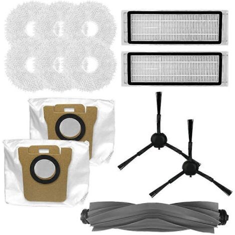 Accessoires pour balayeuse Dreame X20 PRO/L20 Ultra : brosse rotative, brosse latérale et chiffon de rechange (1/5)