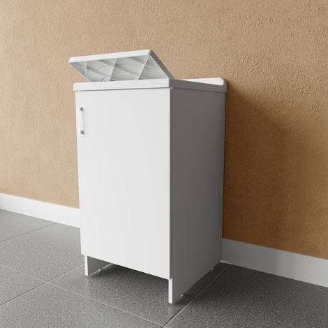 Mobile con lavatoio per lavanderia 45x50 cm da interno