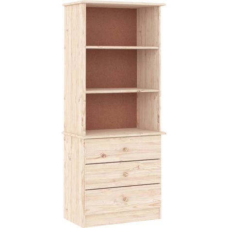 Maison Exclusive - Bücherregal mit Schubladen ALTA 60x35x142 cm M