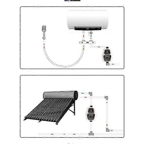 Water Pressure Booster Pump 100w 24v 25l Ip56 Intelligent Sensing Automatic Shower Booster Pump-qm(EU Black) (1/3)
