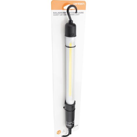 Baladeuse LED COB 4,8W - câble 5m - Noir -