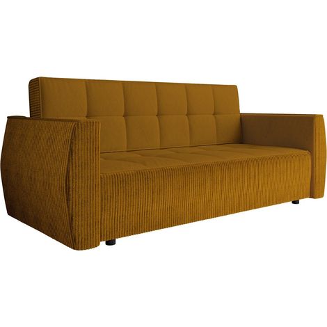 Sofá cama Edinburg 107, Poso 01 + Kronos 01, Almacenaje, 0, 93x225x98cm
