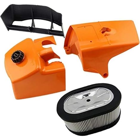 Kit Cylindre Plastique Orange pour Scie 064 065 066 Matériau plastique pour robuste, couleur orange et , résiste à l'usure, dimensions 15x15x15cm, longue durée de vie (1/5)