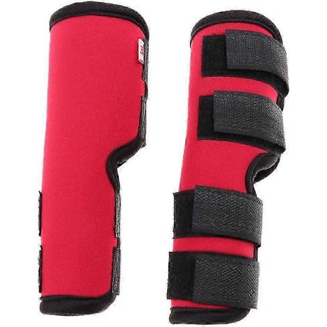 Coussinets de protection en néoprène pour pattes de chien, attelle articulaire pour chien-Red S (1/5)