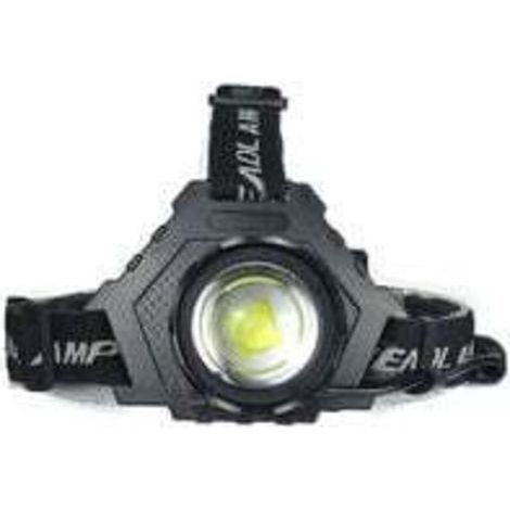 Lampada frontale ricaricabile LED, 90000 lumen super luminosa con 5 modalità e grado di protezione IPX7, lampada frontale ricaricabile USB impermeabile, regolabile a 90°, adatta per il campeggio all'a (1/4)