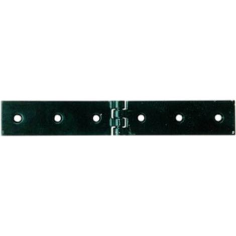 12 x CERNIERA A LIBRETTO ACCIAIO P/CASSE 180 X 30 MM