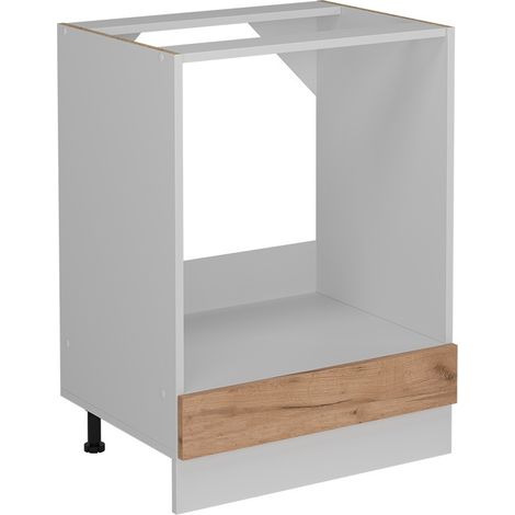 Herdumbauschrank R-Line, Goldkraft Eiche, 60 cm ohne Arbeitsplatte, Vicco