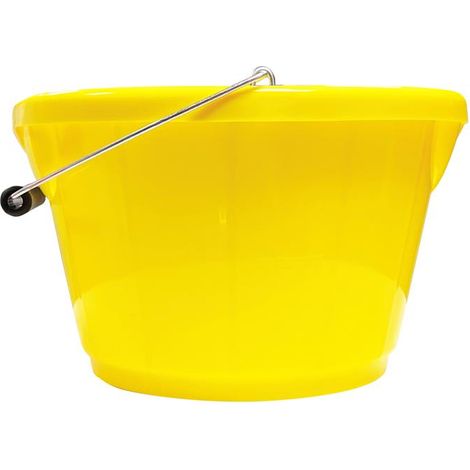 Red Gorilla B4 Shallow Bucket Yellow 10 litre (1/2)