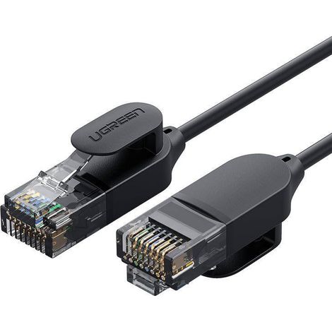 Câble réseau Ethernet RJ45 ugreen NW122, Cat.6A, UTP, 1,5 m (noir) (1/3)