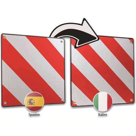 Calima Warntafel 2 in 1 für Spanien und Italien Aluminium Pannenhilfe (1/5)