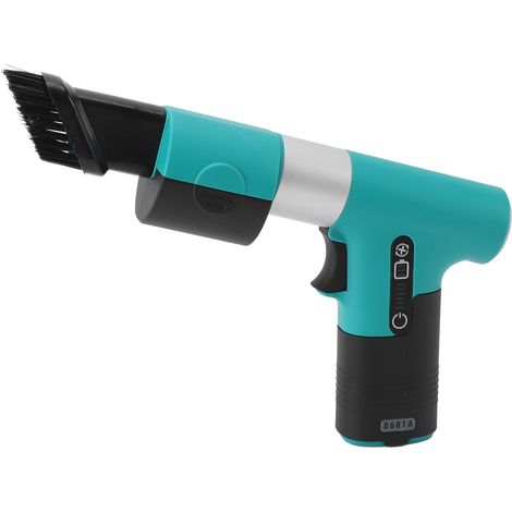 Souffleur aspirateur électrique 2 en 1 120000 tr/min 3000 mAh 3 vitesses réglables avec 2 buses sans fil pour ordinateur voiture vert (1/5)