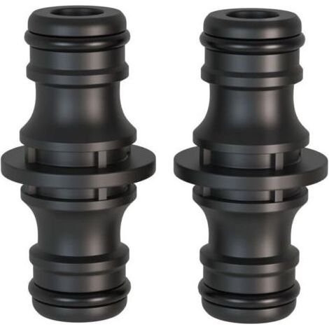 Zweiteiliges Verbindungsstück, 1/2-Zoll-Doppelstecker. Verbindungsstück für eine sichere Schlauchverbindung, zum Verbinden zweier Schläuche zur Verlängerung. (1/5)