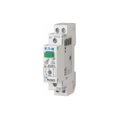 Eaton Drucktaste mit LED, 230AC/DC, 2 Schließer, 16A, orange, 1HP, 276297 (1/2)