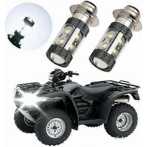 Ampoules de phares LED H6m pour quads Yamaha (Europe) - Lumière blanche brillante