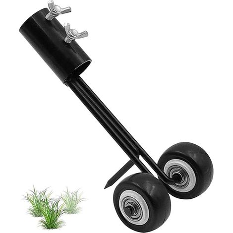 Désherbeur, désherbeur de jardin, outil de désherbage, désherbeur à main, désherbeur de jardin à main pour le désherbage de pelouse de patio et d'espace de jardin, noir (1/2)