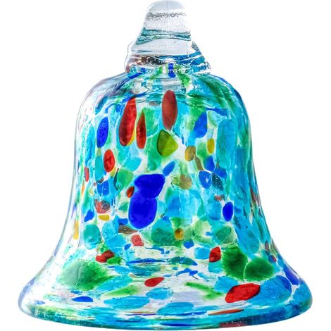 Cloches pour Noël Décorations de Fête en Verre Ornements De Cloches De Noël Décoration De Fêtes Pour Intérieur Extérieur Mur Fenêtre Cheminée Chambre Salon Bureau Vacances (1/5)