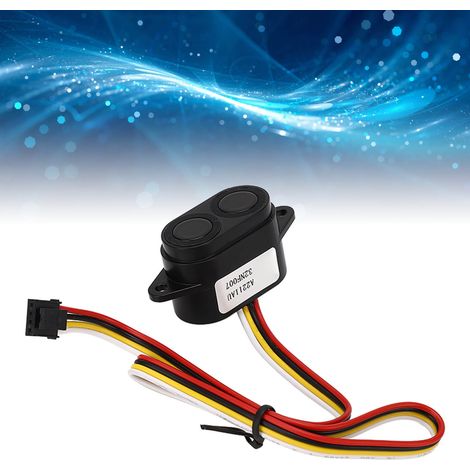 Capteur de distance ultrasonique pour zones d'ombre réduites, étanche IP67, module de mesure de distance à réponse rapide, 3,3-12 V