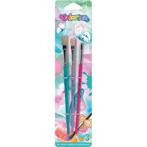 Pinceaux scolaires Colorino Dreams, lot de 3 (1/3)