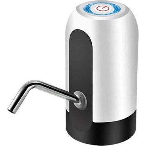 Distributeur d'eau électrique portable, pompe à eau automatique, chargement USB, interrupteur automatique en un clic - Blanc (1/4)