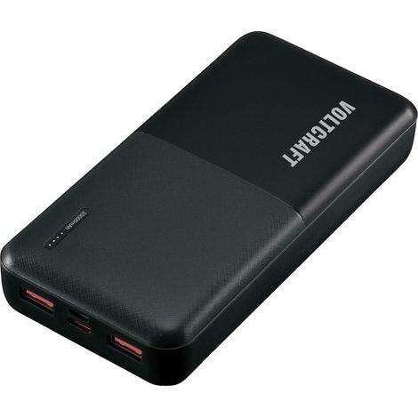 [GEBRAUCHT] B-Ware Voltcraft Pb 19 C M Powerbank 20000 M Ah Power Delivery, Quick Charge Li Po Schwarz