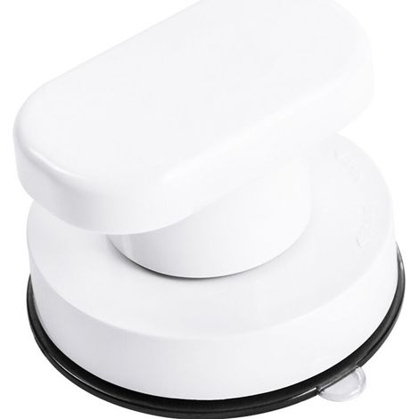 royaluxe - 2Pcs Ventouse Forte Tirer Poignées, Sucker Main Courante,Boutons de Placard Poignée de Porte de Placard de Tiroir Poignées en Verre de Poignée d'adsorbant,Bouton de Commande de Meubles, (1/5)