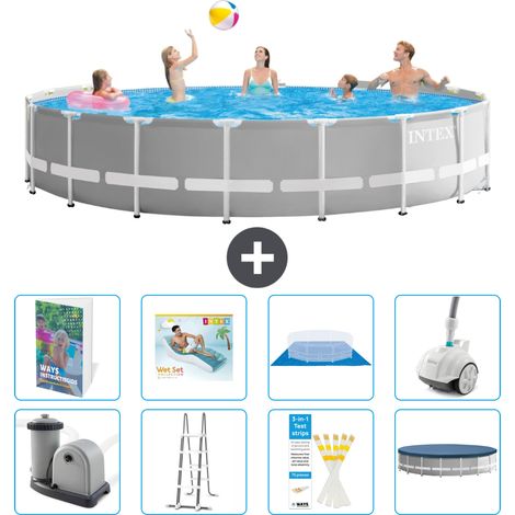 Intex Piscine Prism Frame Ronde - 549x122 cm - 9-pièces  S584
