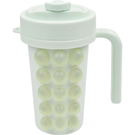 Ice Maker Cup, Squeeze Molds Flexible, Bubble Ice Maker, Stainless Steel Inner, Whiskey Cocktails Tea Coffee Home Outdoor Camping Picnic Party Family Gatherings Usage (1/5)