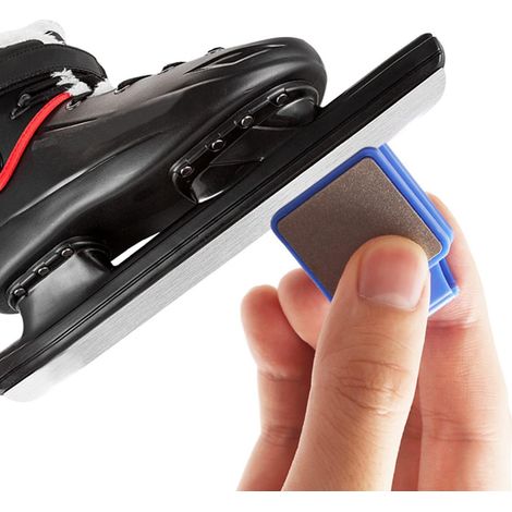 2-teiliges handgefertigtes IJsblad-Slider, tragbares Slijp-Zubehör für Rollerskates und Snelheidsschaatsen