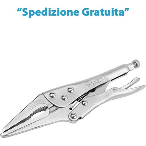 PINZA AUTOBLOCCANTE GANASCE DRITTE 103509 WOKIN - MM 230 MAX A.MM 65 - 3 pezzi (1/2)