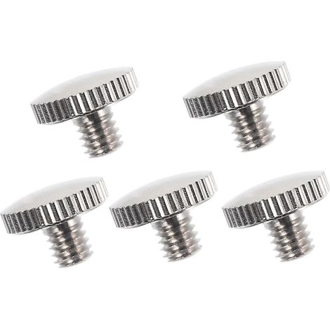 Lot de 5 vis de rechange pour trompette, accessoire de fixation pour coulisse et anneau de réglage de l'ailette. (1/3)