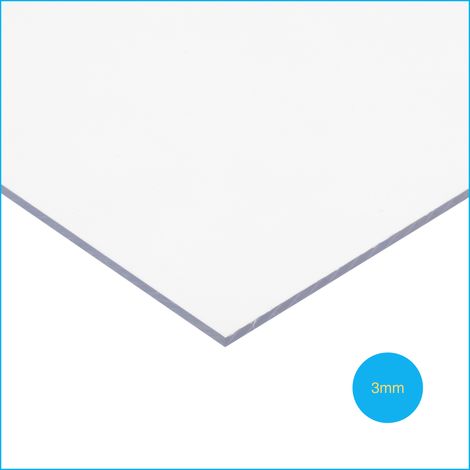 Solstice Solid Polycarbonate Glazing Sheet Clear 297mm x 210mm x 3mm