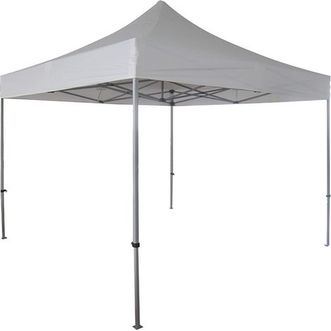Carpa 3x3x3,20 m Plegable Blanca (1/3)