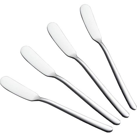 Beurre-confiture / Acier inoxydable poli miroir / 1,7 x 16,6 cm / Ustensiles pour le petit-déjeuner / Argent (1/5)