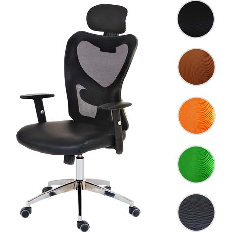 Fauteuil de bureau américain Atlanta, similicuir - vert