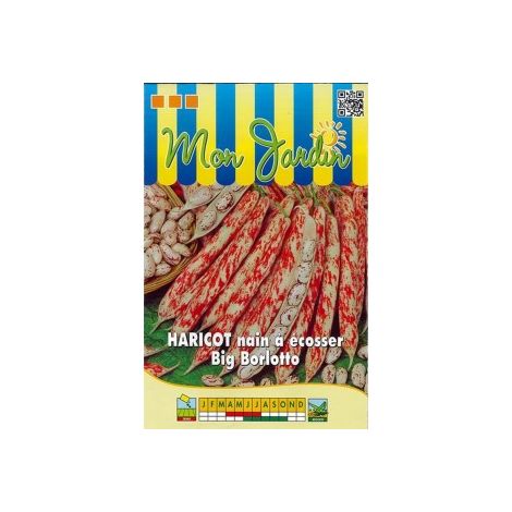 Haricot nain à écosser Big Borlotto - 150g