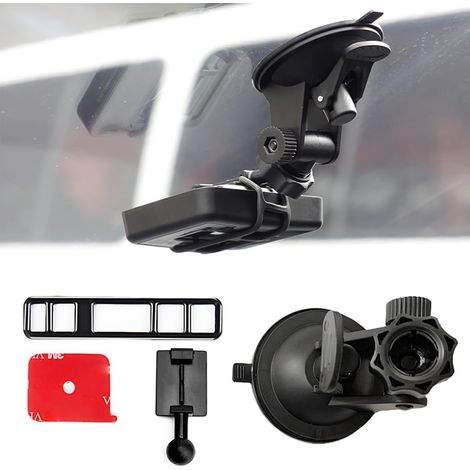 Suction Cup Mount, Ventouse De Voiture pour Support De Caméra Tableau Bord, Support Ventouse pour Appareil Photo, Pare-Brise pour Caméra Conduite Dvr Camcorder GPS Action Cameras (1/5)