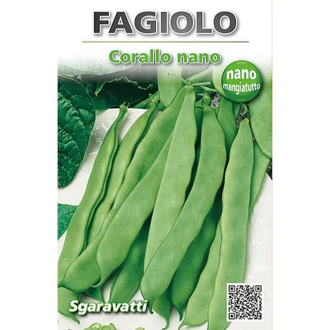 Semi per Fagioli Fagiolo Nano Corallo Sgaravatti 250 gr