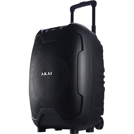 Altavoz para fiestas Akai abts-X10 plus de 50 W RMS con Bluetooth TWS y función de karaoke (negro) (1/4)