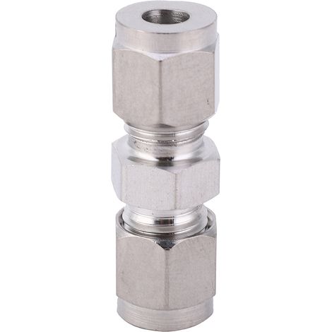 Raccord droit pour tuyau d'air en acier inoxydable 304, raccord pneumatique 4mm/6mm/8mm/10mm/12mm, connecteur 8mm. (1/5)