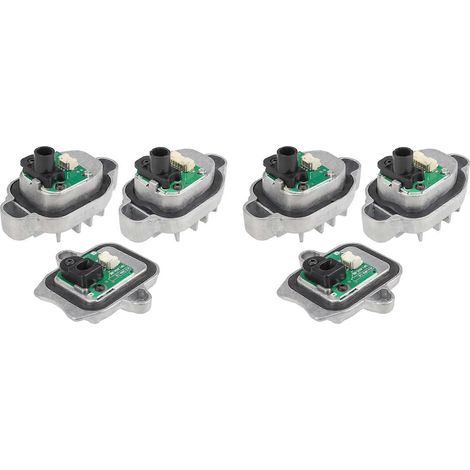 6-teiliges LED-Angel-Eye-Modul, gelbe Lichtquelle 63117419615 63117419610 für BMW F30 F31 F35 LCI 2014-2019, Tagfahrlichtmodul ()
