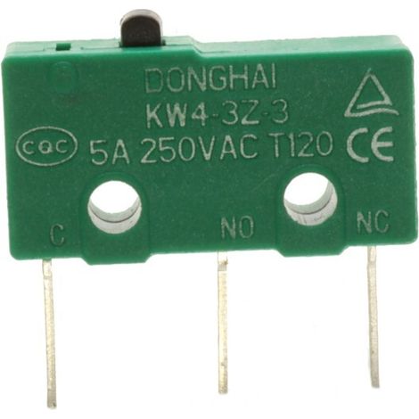 Micro switch interruttore Donghai KW4 3Z 3 250V 5A 3 mini faston NC NO Polti (1/3)